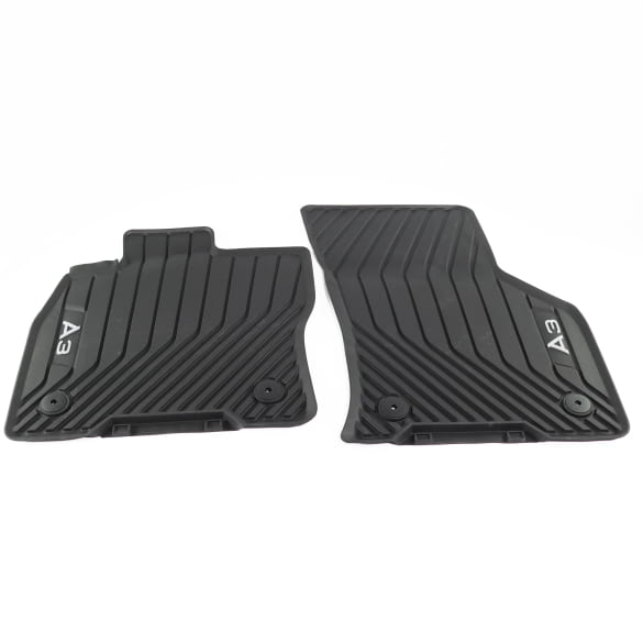 Rubber floor mat set front A3 S3 8Y Genuine Audi Accessories