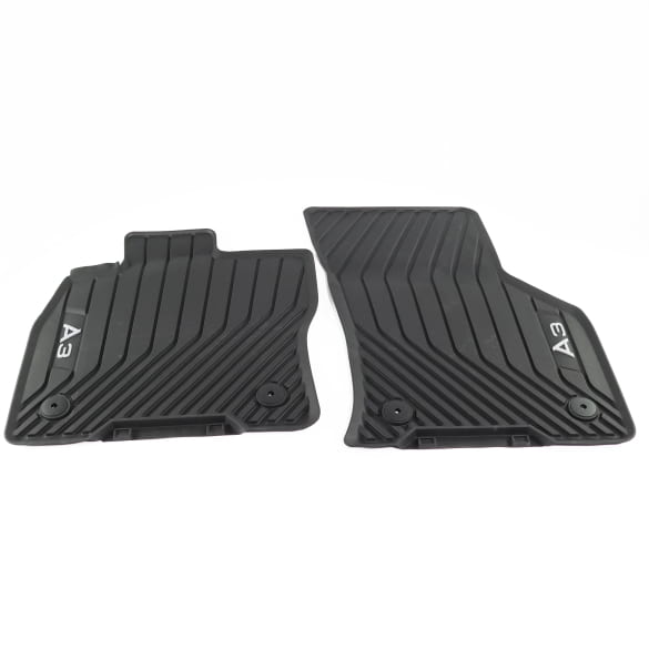 Rubber floor mat set front A3 S3 Genuine Audi Accessories | 8Y1061501 041