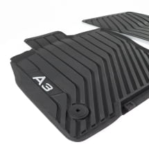 Rubber floor mat set front A3 S3 Genuine Audi Accessories | 8Y1061501041