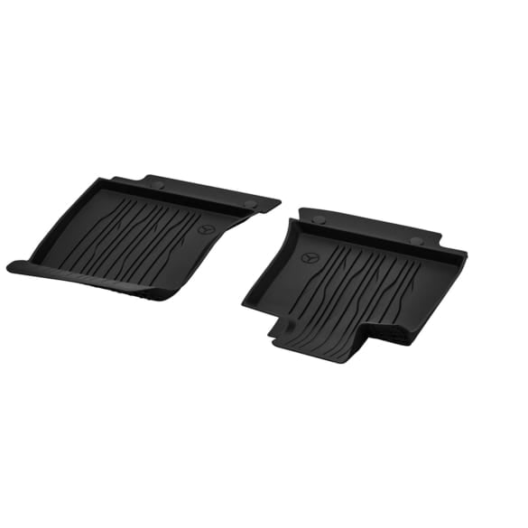 Rubber floor mats dynamic lines E-Class W214 black 2-piece front Genuine Mercedes-Benz 