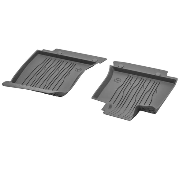 Rubber floor mats dynamic lines E-Class W214 spacegrey 2-piece front Genuine Mercedes-Benz 