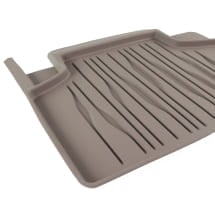 Rubber floor mats balao brown 2-piece rear EQS V297 | Gummimatten-hinten-V297