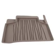 Rubber floor mats balao brown 2-piece rear EQS V297 | Gummimatten-hinten-V297