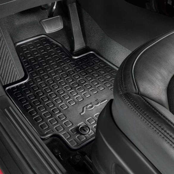 Rubber floor mats KIA Soul PS black 4-piece set Genuine KIA