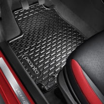 Rubber floor mats KIA Picanto JA black 4-piece set Genuine KIA | G6131ADE00GR