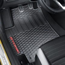 Rubber floor mats KIA Stonic YB black 4-piece set Genuine KIA | H8131ADE50RE