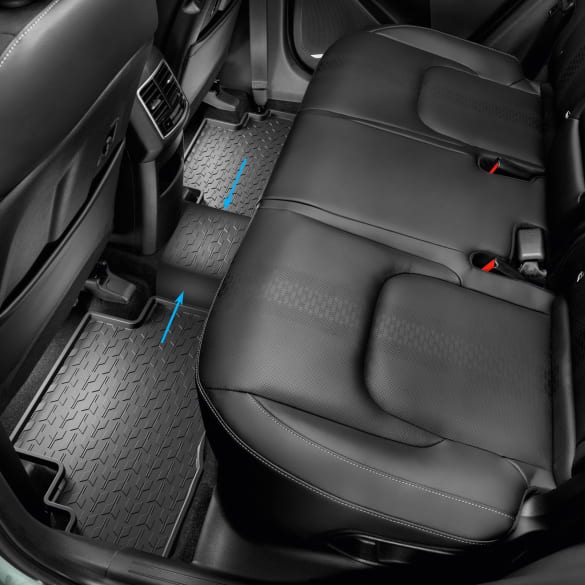 Rubber floor mat KIA Sportage NQ5 Hybrid Centre tunnel black Genuine KIA
