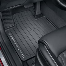 Rubber floor mats KIA Sorento Hybrid MQ4 black 4-piece set Genuine KIA | P4131ADE00