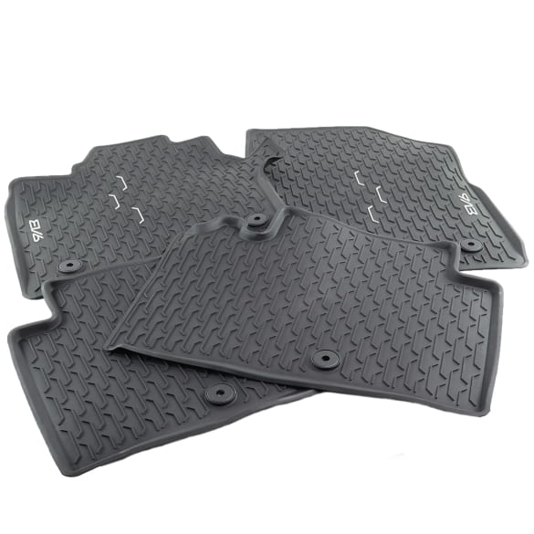 Rubber floor mats KIA EV6 CV black 4-piece set Genuine KIA