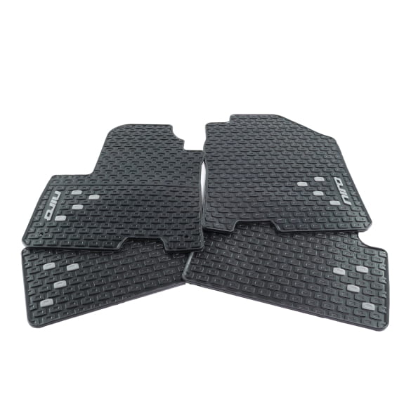 Rubber floor mats KIA e-Niro DE black 4-piece set Genuine KIA