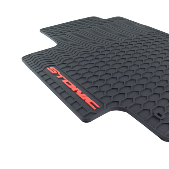 Rubber floor mats KIA Stonic YB black 4piece set Genuine KIA
