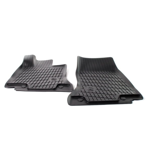 Rubber floor mats dynamic squares CLE A236 Cabrio 2-piece front Genuine Mercedes-Benz 