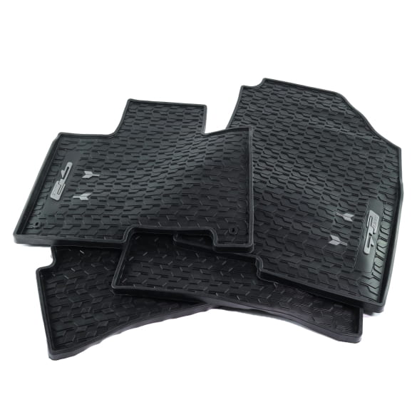 Rubber floor mats KIA Sportage NQ5 black 4piece set Genuine KIA