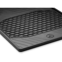 Rubber floor mats Vito C639 Facelift black 2-piece Genuine | A6396804748