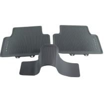 Rubber floor mats rear VW Tiguan 3 CT1 3-piece black Genuine Volkswagen | 571061512 82V