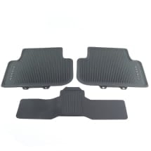 Rubber floor mats rear VW Tiguan 3 CT1 3-piece black Genuine Volkswagen | 571061512 82V