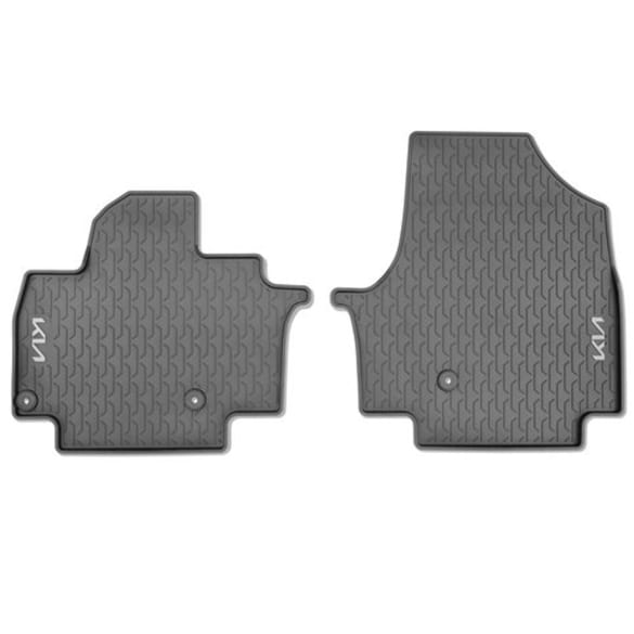 Rubber floor mats front KIA EV9 AE black 2-piece set Genuine KIA