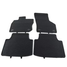Rubber floor mats Plus Passat B9 4-piece black Genuine VW | 3J1061551 041