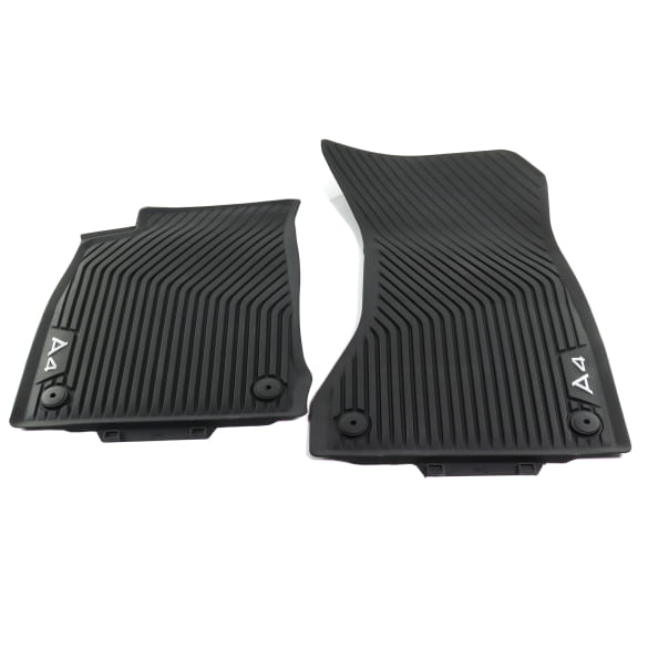 Rubber floor mats set Audi A4 B9 2-piece front Genuine Audi