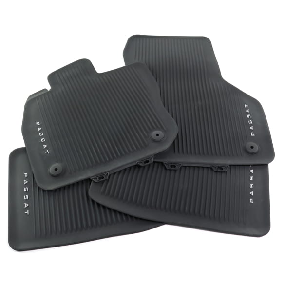 Rubber floor mats Premium Passat B9 4-piece black Genuine VW | 3J1061500 82V