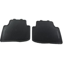 Rubber floor mats rear Passat B9 2-piece black Genuine VW | 3J0061512 82V