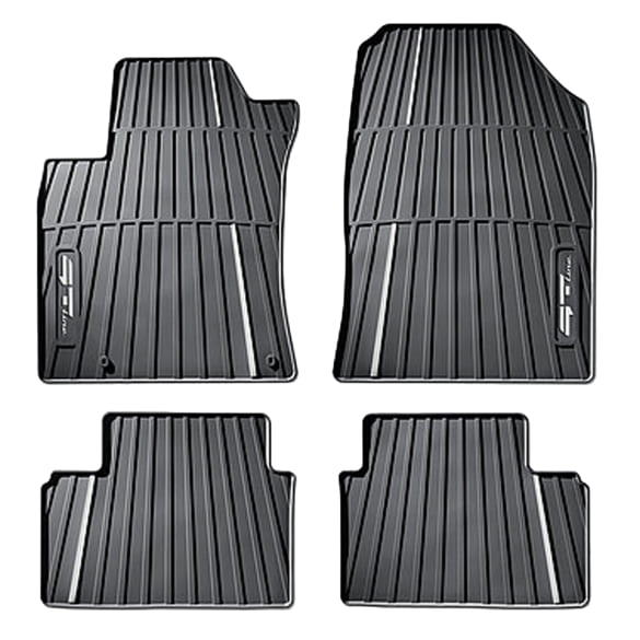 Rubber floor mats GT line KIA Ceed CD black 4-piece set Genuine KIA