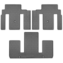 Rubber floor mats rear KIA EV9 AE 3-piece set for 6-seater Genuine KIA | DO131ADE20R6-S
