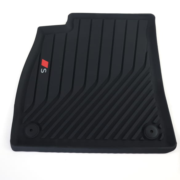 Rubber floor mats front Audi A5 S5 B10 Genuine Audi | 8B1061221A