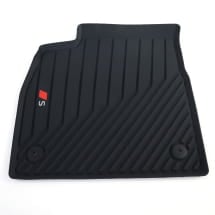 Rubber floor mats front Audi A6 S6 e-tron Genuine Audi | 85B061221E 041