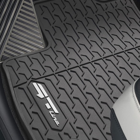 Rubber floor mats KIA EV3 GT-Line black 4-piece set Genuine KIA