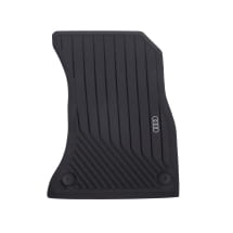 Rubber floor mats Audi Q5 GU front 2-piece black | 8MB061501
