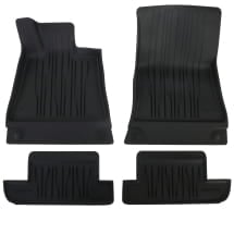 Rubber floor mats SL R232 black 4-piece original Mercedes-AMG | A2326804103 9051-R232