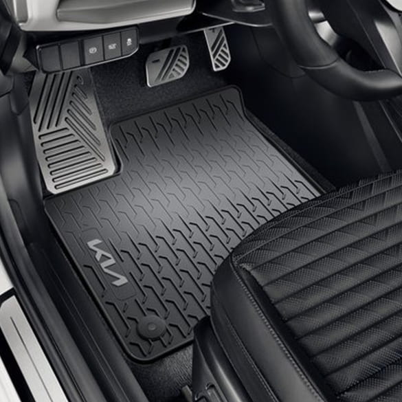 Rubber floor mats KIA EV4 Fastback 4-piece set black
