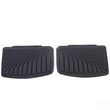 Rubber floor mats Audi e-tron GT rear 2-piece black | 4J3061511 041