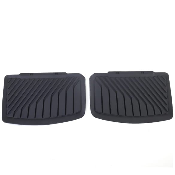 Rubber floor mats Audi e-tron GT rear 2-piece black | 4J3061511 041