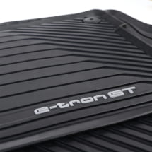 Rubber floor mats Audi e-tron GT front 2-piece black | 4J3061501 041