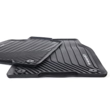 Rubber floor mats Audi e-tron GT front 2-piece black | 4J3061501 041