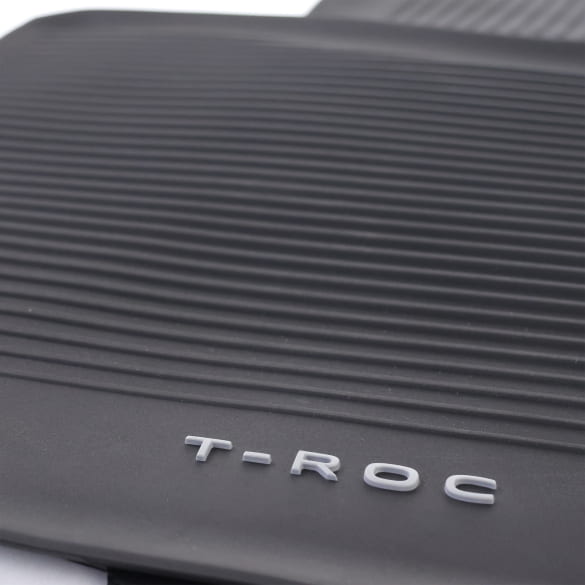 Rubber floor mats VW T-Roc A2 4-piece black Genuine Volkswagen | 2GV061500 82V