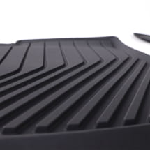 Rubber front floor mats Audi A5 B10 FU black 2-piece | 8B1061501