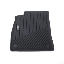 Rubber front floor mats Audi A5 B10 FU black 2-piece | 8B1061501