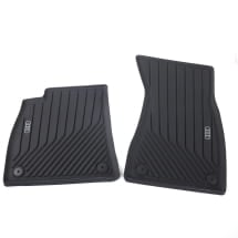Rubber front floor mats Audi A5 B10 FU black 2-piece | 8B1061501