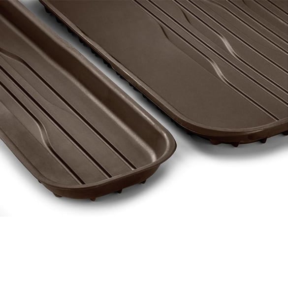 Rubber Mats Floor Mats EQS SUV X296 balao brown 3rd row Genuine Mercedes-Benz 