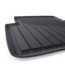 Rubber rear floor mats Audi A5 B10 FU black 2-piece | 8B3061511