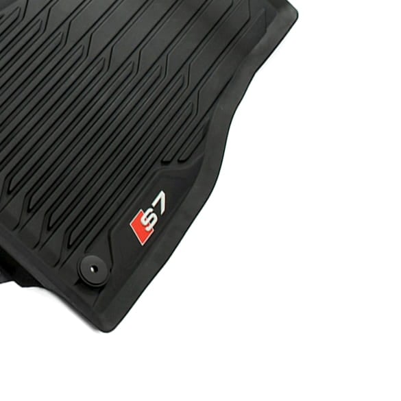 S7 Rubber floor mats Audi C8 4K Sportback 2-piece front black