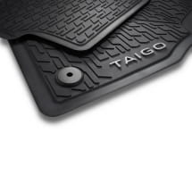 VW Taigo Rubber Floor Mats 4-piece Genuine Volkswagen | 2G7061500 82V