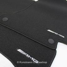 AMG floor mats set C-Class Cabrio A205 Coupé C205 black Genuine Mercedes-Benz | A2056807505 9G63