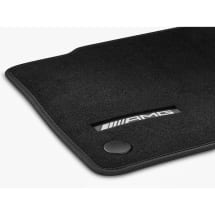 AMG Floor Mats Velour EQS V297 black  | A2976803606 9J74