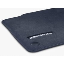 AMG Floor Mats Velour Mats EQE V295 biscaya blue 4-piece | A2956802703 5F86