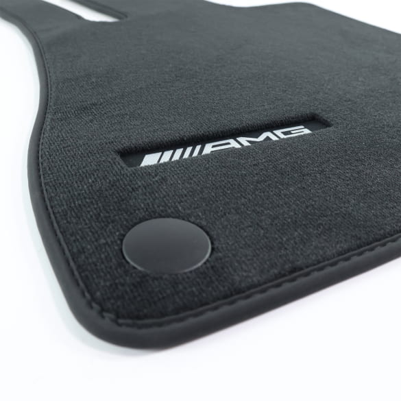 AMG floor mats velour mats SL R232 AMG GT C192 black 2-piece front | A2326802703 9J74 AMG floor mats velour mats SL R232 AMG GT C192 black 2-piece front | A2326802703 9J74