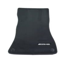 AMG floor mats velour mats SL R232 AMG GT C192 black 2-piece front | A2326802703 9J74